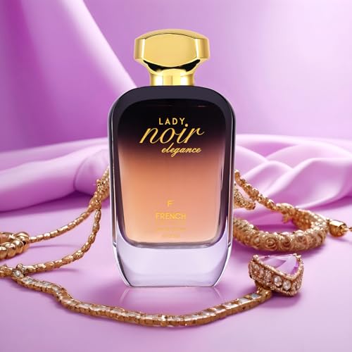 Image of French Factor Lady Noir Perfume For Women With Floral Amber Notes Long Lasting Eau De Parfum Gift For Girls (Pack of 1, 100ml)