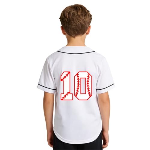 Image of Yuji Itadori Kids Baseball Birthday Shirt 7th 8th 9th 10th Year Old Toddler Boys Girls Shirts Birthday Clothes