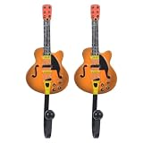 HOMSFOU Gancio Appendiabiti 2 Pezzi a Forma di Chitarra