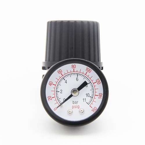 Image of beduan 1 /4 inch NPT Air Pressure Regulator for Spray Guns, Paint Guns,Pneumatic Tools with Accurate 160 Psi Pressure Gauge