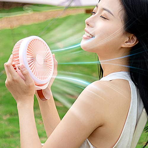 Ventilateur de camping multifonction portable à suspendre avec LED - 6