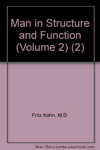 Man in Structure and Function (Volume 2) (2) B000K2ND9I Book Cover