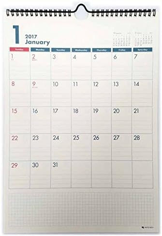 Amazon ユナイテッドビーズ 17年 カレンダー 壁掛け タテ型 Cタイプ Cl171 Twc 手帳 カレンダー 文房具 オフィス用品