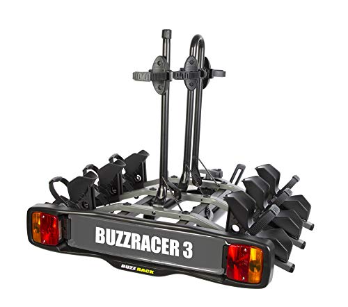 BUZZRACER 3 Portabicicletas sobre enganche u0096 Plataforma para 3 bicicletas