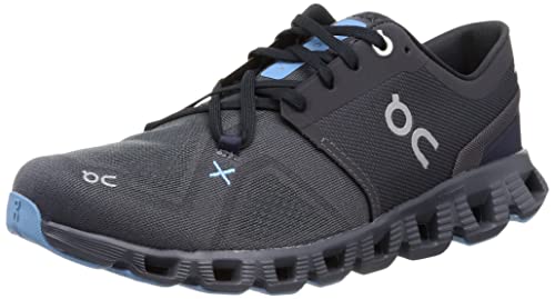 On Men's Cloud X 3 Sneakers, Eclipse/Magnet, Blue, 11 Medium US