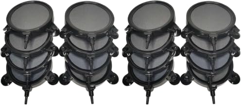 Image of PINVNBY 4.2-Inch Air Stone Disc Bubble Diffuser with Suction Cups for Oxygenation in Fresh /Saltwater Tanks, Ponds, Hydroponic, Aquaponics, and as a Decorative Airstone for Aquariums