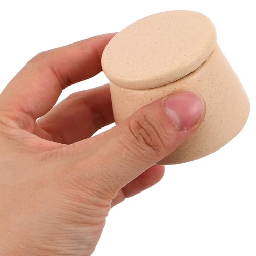 Cepillo de cerámica para uñas y soporte de polvo acrílico miniatura 4