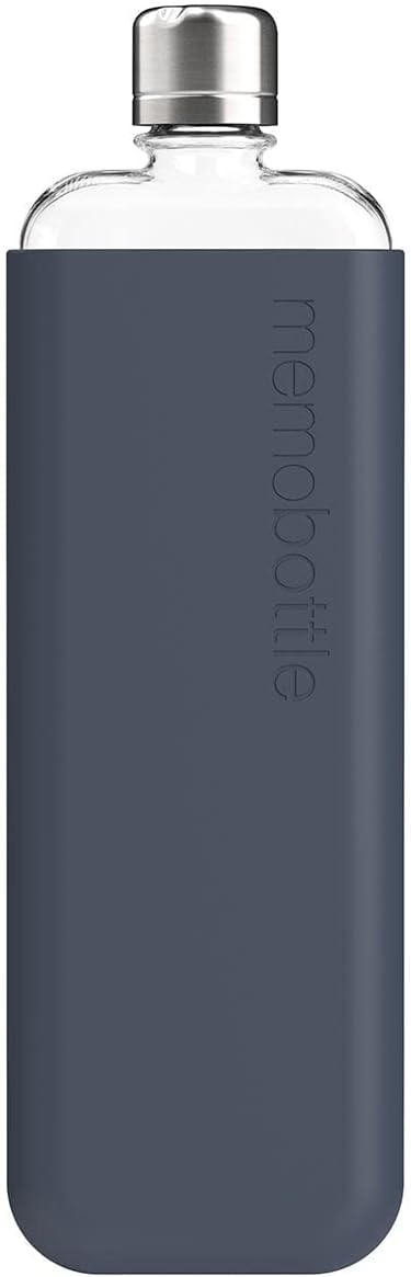 memobottle Slim Silicone Sleeves | Protect & Preserve With Colorful Personality | Dust Free Coating - Midnight Blue (Sleeve Only)