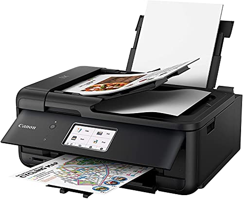 Canon All-In-One Printer Copier Scanner Fax Auto Document Feeder Photo And Document Printing Airprint (R) And Android Printing + Bonus Set Of Ink And Printer Cable #TOP5