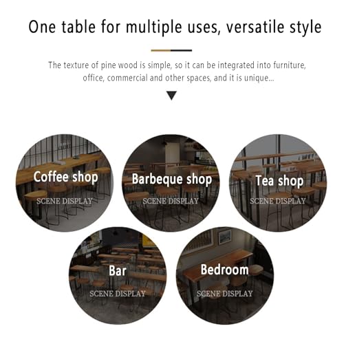 Table haute cuisine longue et étroite pour un balcon moderne - 7