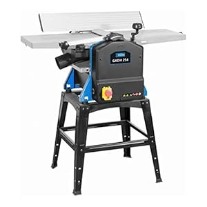Güde Abricht- & Dickenhobel GADH 254 (1500 W, 8500 min-1 Hobelwellendrehzahl, 2 Messer, 45° max. Anschlagneigung, 6-120 mm Dickenverstellung, Hobelwellenschutz, Sicherheitsschalter, Überlastschalter)