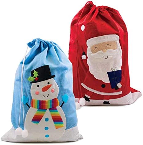 Giant Christmas Santa Sack Stocking Extra Large Red Father Xmas Gift Present Bag (Large Red Sack Santa)