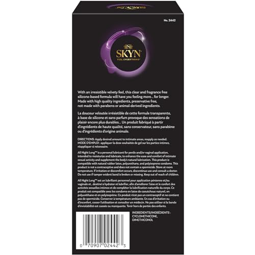 Skyn FETEGT388 All Night Long Premium Lubricant – 2.7 Fl. Oz – Silicone-Based Lube thumb #8