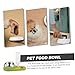 POPETPOP Pet Automatic Water Dispenser and Food Feeder Bowl for Dogs and Cats Detachable Easy to Fill and Pet Supplies
