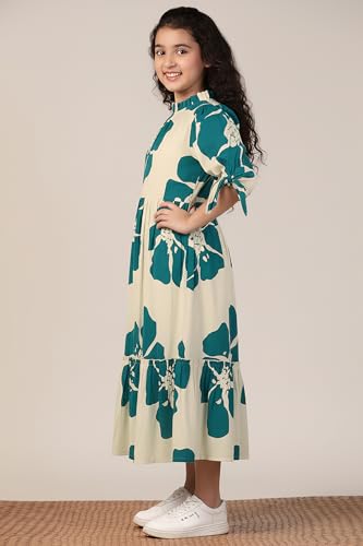 Image of Fashion Dream Girl's Rayon Floral Printed Dress|Girls Dress|Western Dress|Casual Wear