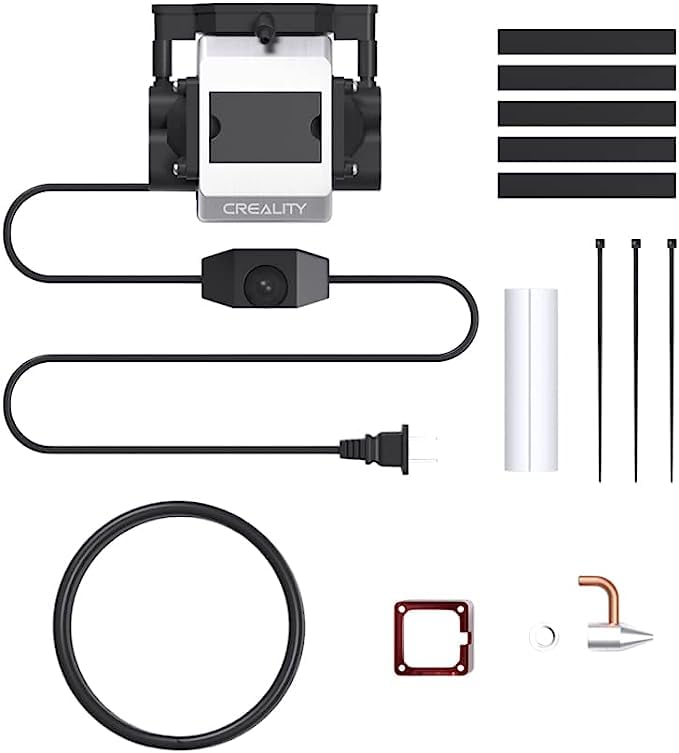 CR-Falcon 10W Air Assist Kit Air Assist Pump Clean Surface Smooth Edge, Remove Smoke/Dust & Protect Laser Lens-image-7