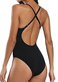 Laorchid strój kąpielowy dla kobiet push up strój kąpielowy damskie wysoki stan seksowne strój kąpielowy dla kobiet Padded czarny XL