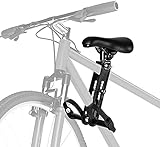 ➤ EINFACH ZU INSTALLIEREN UND ZU ENTFERNEN - Mit dem Schnellverschluss lässt sich der Fahrradsitz für Kinder sehr einfach montieren und entfernen. Kommt mit leicht zu befolgenden Montageanweisungen.