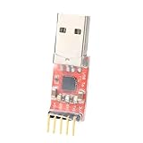 Menge: 1Stück GUTES PRODUKT 2019 (1 Stück) CP2102 USB zu TTL USB UART Modul Serieller Konverter - Rot + Silber + Schwarz
