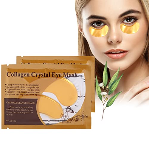 Máscara de Colágeno Para Los Ojos, Mascarillas Para el Tratamiento de Los Ojos Crema Hidratante Parche Para Los Párpados Debajo de Los Parches Para Ojos Hinchados, Antiarrugas, 10pcs