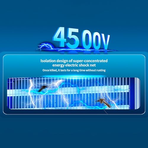 Solar Bug Zapper, 4500V Mosquito Zapper Fly Traps Outdoor Patio Waterproof - image 3