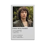 Finn Wolfhard Canvas Poster - Vintage Art Music Movie Wall Decor - 12x18inch (30x45cm) Unframed