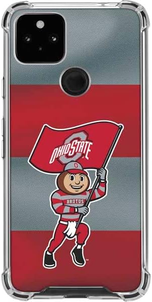 Skinit Clear Phone Case Compatible with Google Pixel 4a 5G - Officially Licensed Ohio State University The Ohio State Buckeyes Design