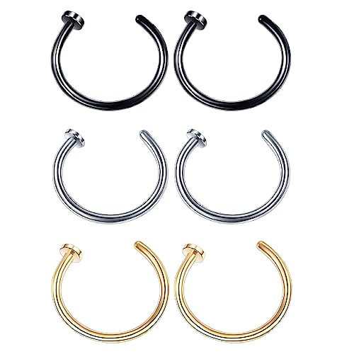 Faux Piercing Oreille Crdifu Faux Piercing Nez Lu00e8vre Septum Anneau Boucle D'oreille Clip Pas De Piercing Acier Faux Septum Faux Piercing Oreille Crdifu Faux Piercing Nez Lu00e8vre Septum Anneau Boucle D'oreille Clip Pas De Piercing Acier Faux Septum