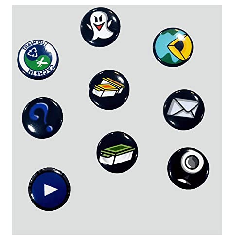 10x Cache Typen Geocaching Pin Anstecker Set Pins FTF Tauschgegenstand Multi Lab