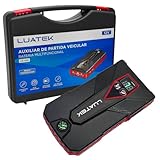 Auxiliar de Partida Automotiva Portátil com Bateria Recarregável 12V, Função Powerbank 12000 mAh USB e Lanterna LED para Veículos