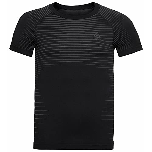 Odlo Herren F-DRY Kurzarm Shirt – Schnelltrocknend, UV-Schutz 30+, Aus Recyceltem Polyester
