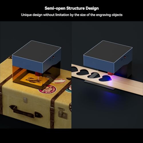 iCube Pro Max Gravador a Laser, Cortador a Laser CNC com Potência de Saída de 10W, Máquina de Gravaç