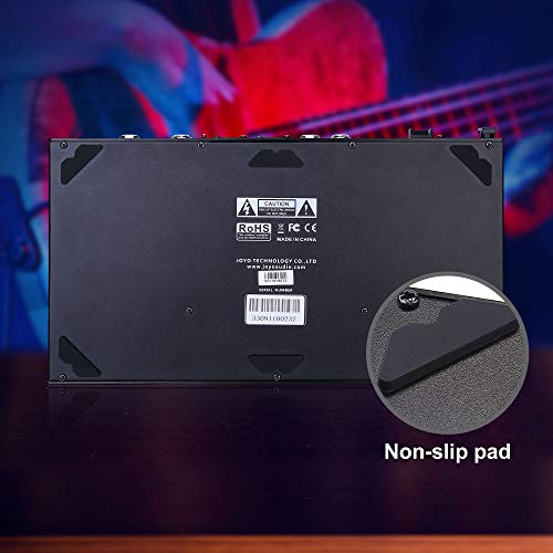Asmuse Guitar Effect Processor & Amp Modeler GEM Box III,157 Effects & 61 Preamp Modulations,Multifuctional Pedal with Drum Machine Chain Effects