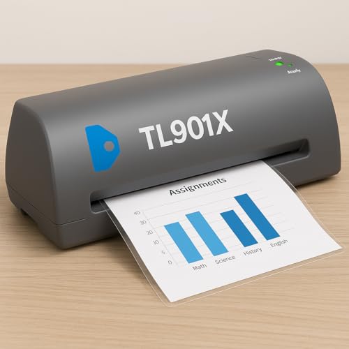 TL901X Thermal Laminator, 9-inch Gray Laminator