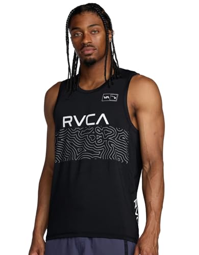 RVCA Hawaii Sport Vent Sleeve T-Shirt - Black 23