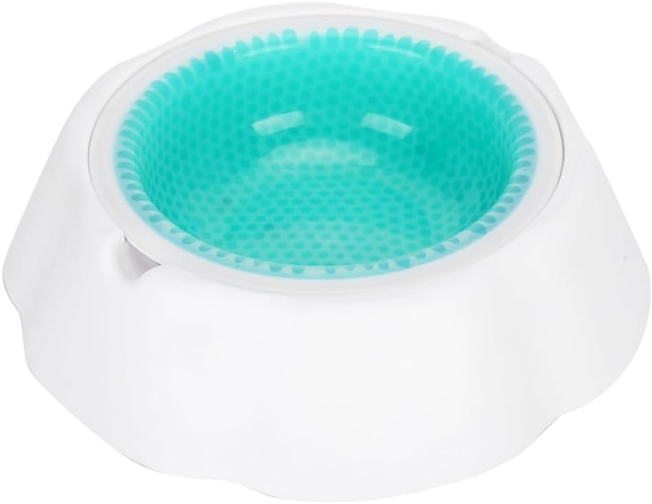 Cooling Pet Bowl for Cats and Dogs,1 Pack,Green