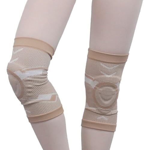 Soporte de rodilla cálida de nylon con silicona para levantamiento de pesas