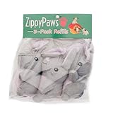 ZippyPaws Burrow Replacement Miniz - Interactive Dog & Puppy Toys for Boredom, Stimulating Pet Products to Keep Them Busy, Plush Refills for Hide & Seek Puzzle, Squeaky Toy for Enrichment - Bunnies