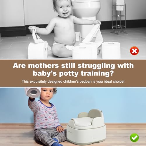 Smashier Multi-Stage 3-in-1 Potty Seat Baby Potty, Training Seat with Step Stool, Toddler Toilet Seat for Boys Girls, Anti-Slip Toddler Stool for Bathroom, Kitchen, Toilet Potty Training Set