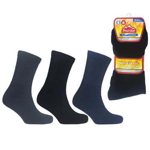 Mr.Gadget's Solutions Men's Thermal Non Elastic Socks - Pack Of 3 - Assorted Colours Pack