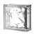 Quality Glass Block 8 x 8 x 4 Nubio End Block Glass Block