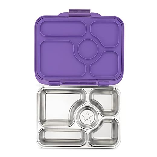 Yumbox Presto Leakproof Stainless Steel Leakproof Bento Box (Remy Purple)
