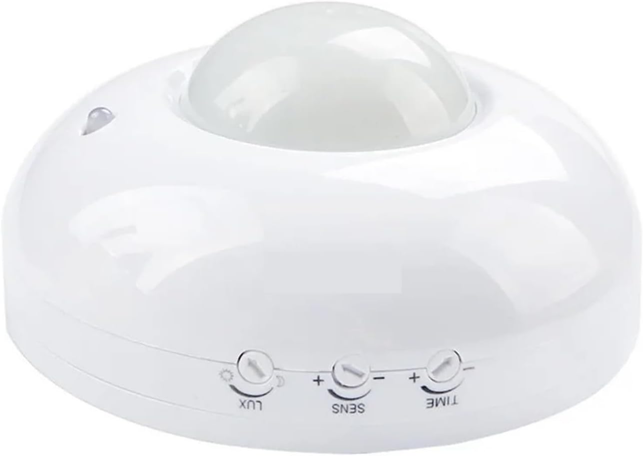 LED Motion Sensor 110V 220V Automatic Infrared PIR Infrared Detector 360 Degree Time-Delay Motion Sensor Switch(AC110-240V)