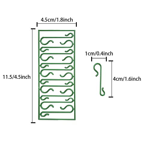 Ganci Albero di Natale Verde Ganci Ornamento Mini