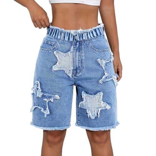 Bermuda fille jean idéal pour les activités de plein air et les vacances