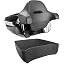 King Tour Pack+Around Backrest Pad-Chrome Latch Kit