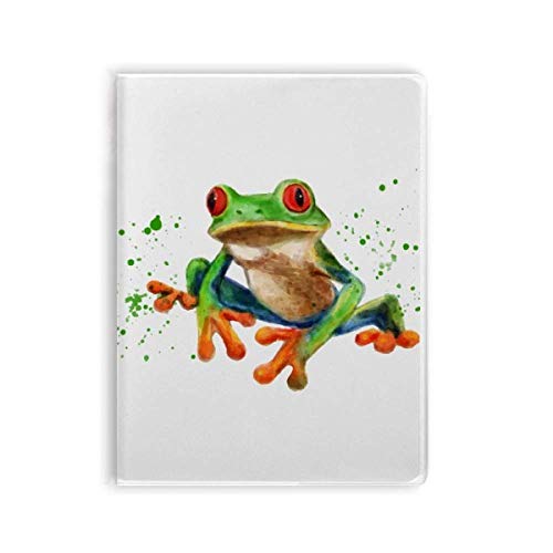 Carnet de notes Polypedatid vert léger à couverture souple pour dessiner