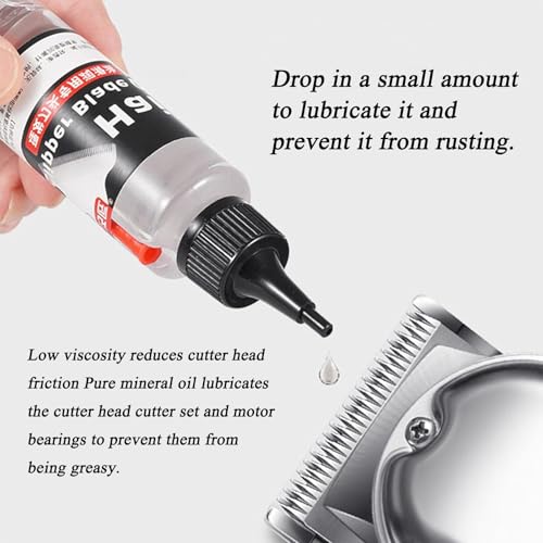 3pcs Scherkopf ÖL für Haarschneidemaschinen Rasierer ÖL Haarschneidemaschine Ö-L für Rasierer ScherkopföL Geruchloses Reibungsminderndes für Haarschneider Rasierer Feinmechanik Ö-L 60ml