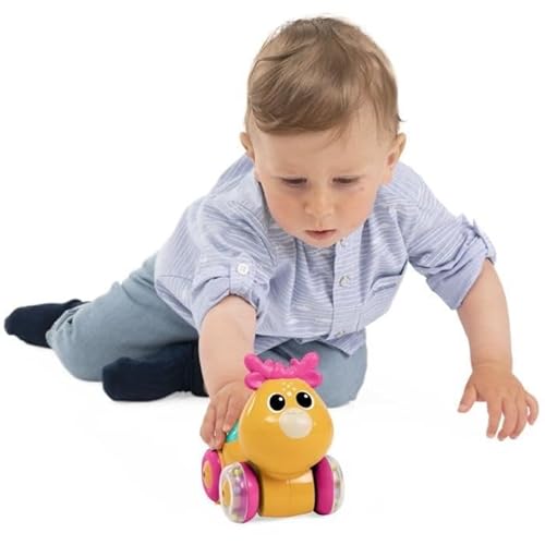 Jeu Cerbiatto Sprint&Go Animalet électronique à rétrocharge avec mélodies Sons et lumières Stimule Le rampement Roues en Caoutchouc 6 36 - vue 5