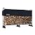 Champion Power Equipment 201164 96-Inch Firewood Heavy Duty Wood Log Rack, Weather Resistant Cover Included